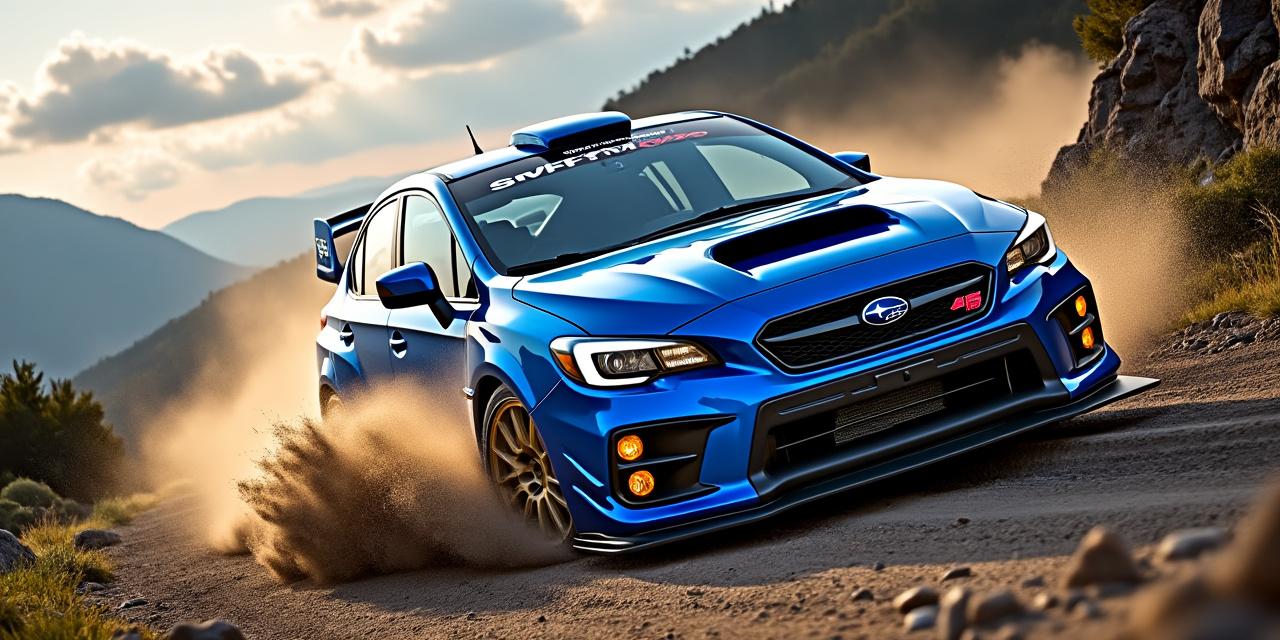 Subaru Impreza WRX STI GD en action sur route de montagne