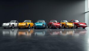 Porsche 911 : 60 ans, 8 générations, une seule lignée