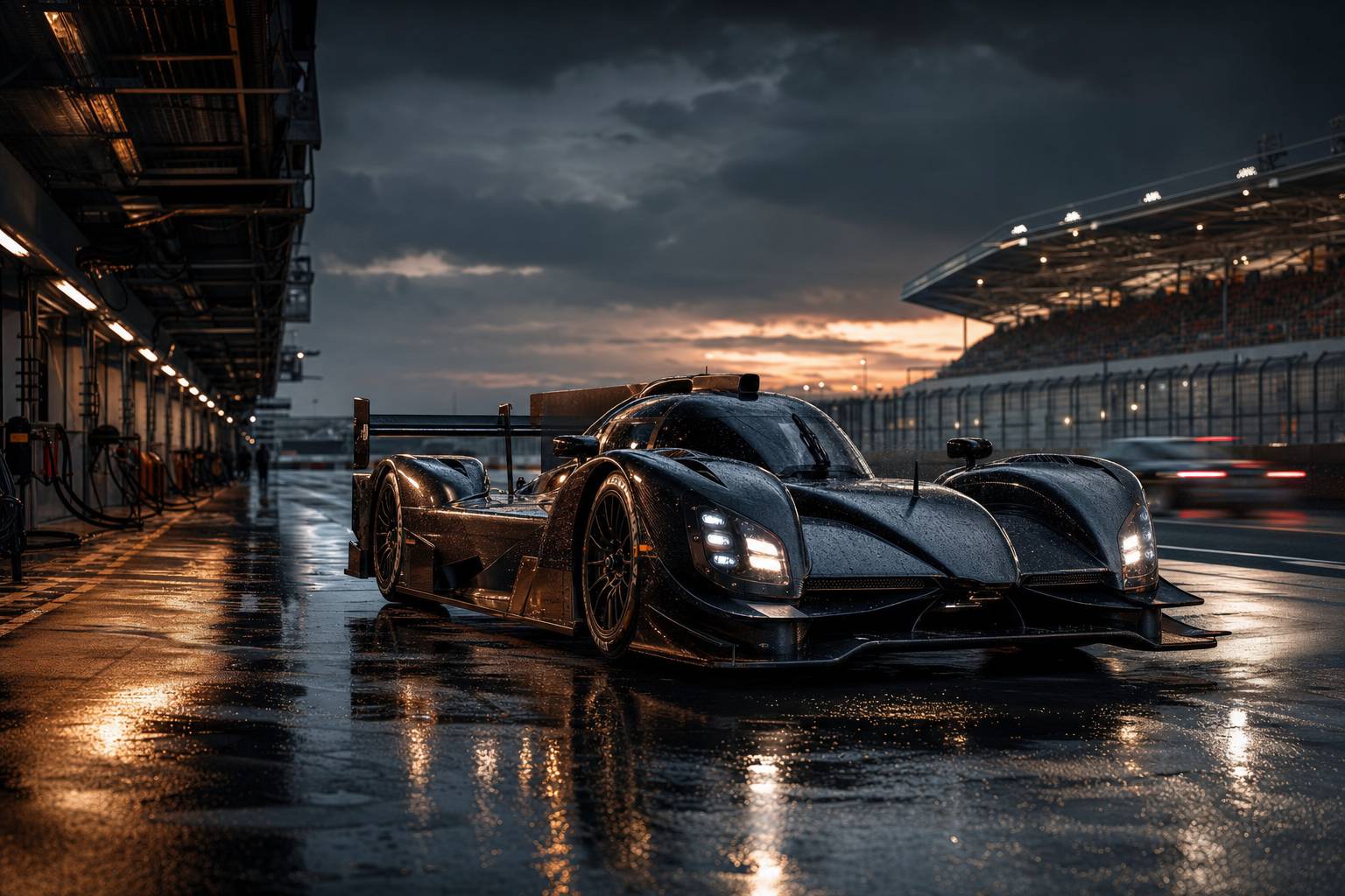 Circuit automobile paddock ambiance course